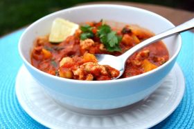 Tomato and bean soup